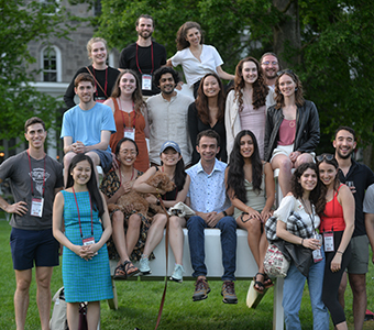 Photo of people posing for a photo